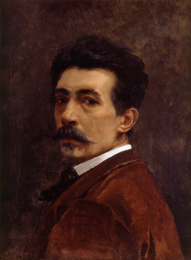 autorretrato Joaquín Agrasot